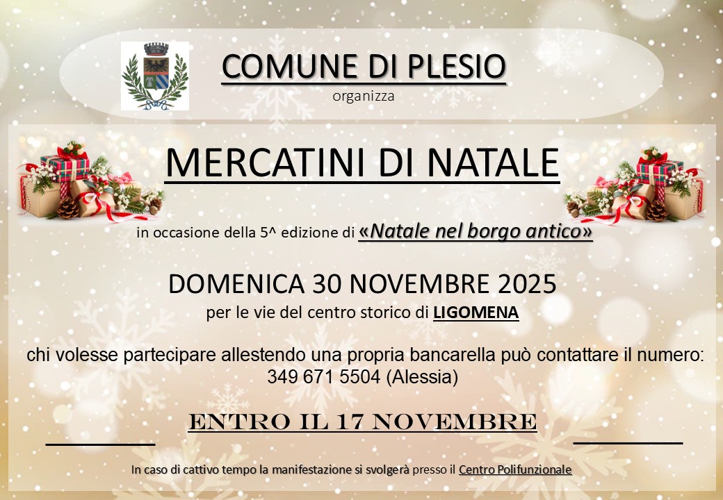 MERCATINI DI NATALE